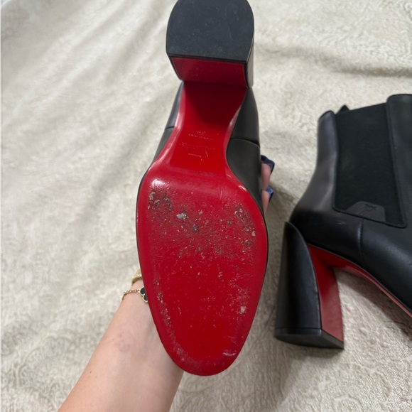 Christian Louboutin boots worn literally one time brand new in mint condition - Picture 6 of 7
